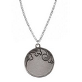 Engravable Round Pendant